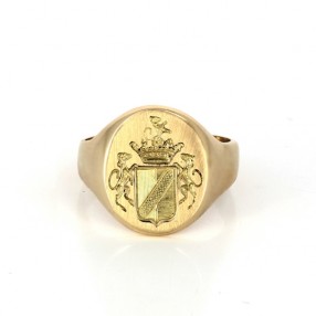 Bague armoirie 