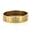 Bracelet ancien en or 18 k et perles