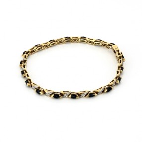 Bracelet en or jaune 18 k