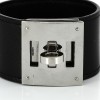 Bracelet Hermès Kelly Dog en cuir noir