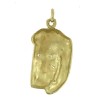 Pendentif religieux Christ en or jaune 18 k