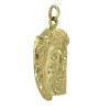 Pendentif religieux Christ en or jaune 18 k