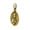 Médaille religieuse Sainte Therese en or jaune 18 k