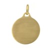 Médaille religieuse Augis en or jaune 18 k