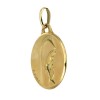 Médaille religieuse Augis en or jaune 18 k