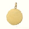 Médaille ancienne religieuse Calicé en or jaune 18 k