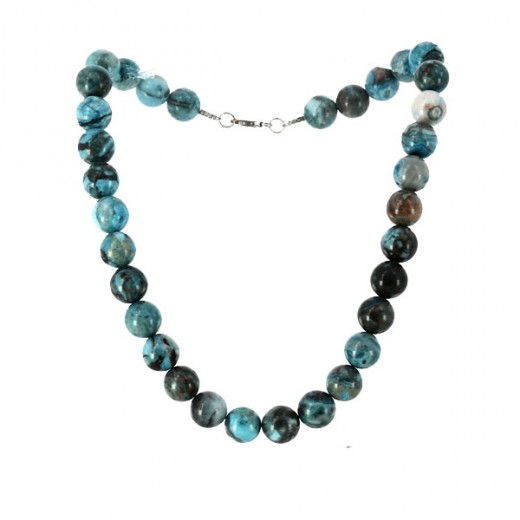 Collier en agate teintée