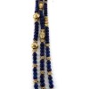 Collier 3 rangs lapis et or jaune