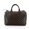 Sac Louis Vuitton Speedy 30 en toile damier ébène