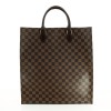 Sac plat Louis Vuitton en toile damier ébène