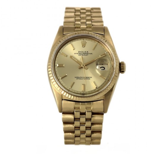 Montre Rolex Oyster Perpetual DateJust en Or 