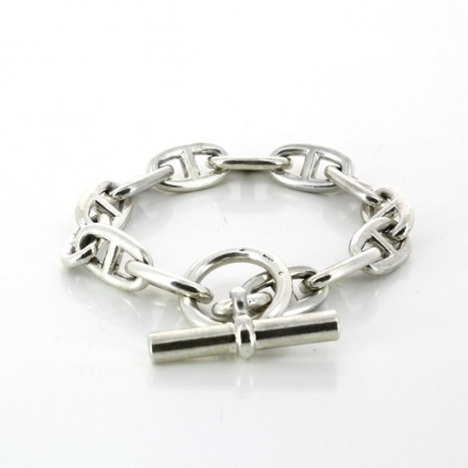 Bracelet Hermès Chaîne d'Ancre en argent