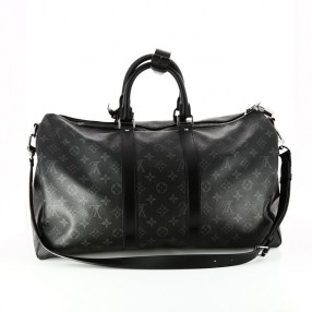 Sac Louis Vuitton Keepall 45 en toile monogram Eclipse