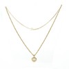 Collier Chopard  pendentif coeur en or jaune 18 k et diamant