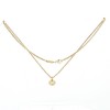 Collier Chopard  pendentif coeur en or jaune 18 k et diamant