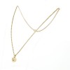 Collier Chopard  pendentif coeur en or jaune 18 k et diamant