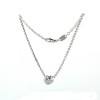 Collier Chaumet en or blanc 18k et diamants