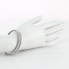 Bracelet en or balnc 18 k et diamants