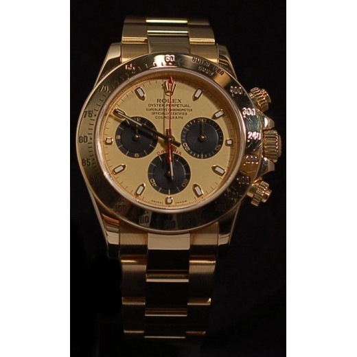 rolex daytona 24k gold