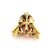 Broche abeille en or jaune 18 k 