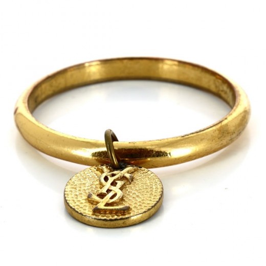Bracelet Yves Saint Laurent en métal doré