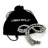 Broche Sonia Rykiel Noeud strass