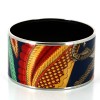 Bracelet Hermès La Marche de Savana extra large en émail