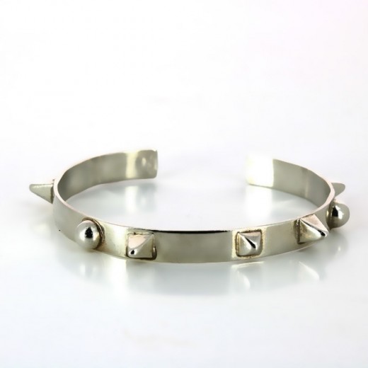 Bracelet Marc Deloche Demon Clou en argent 