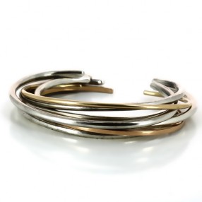 Bracelets Marc Deloche Amazone en argent et or