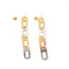 Boucles d'oreilles Marc Deloche Circé 4 maillons