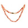 Collier perles roses