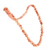 Collier perles roses