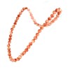 Collier perles roses