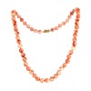 Collier perles roses