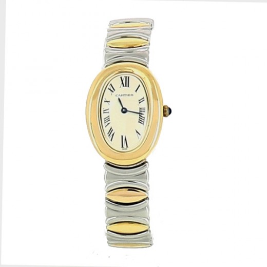 Montre Cartier Baignoire Mini en Or et Acier 