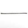 Bracelet ligne en diamants et or blanc 18 k