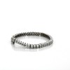 Bracelet ligne en diamants et or blanc 18 k