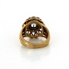 Bague 1950 diamants en or jaune 18 k