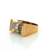 Bague 1950 diamants en or jaune 18 k