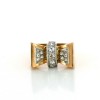 Bague 1950 diamants en or jaune 18 k