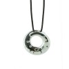 Pendentif Montblanc en argent sur cordon