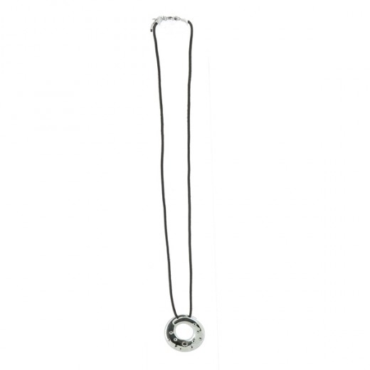 Pendentif Montblanc en argent sur cordon