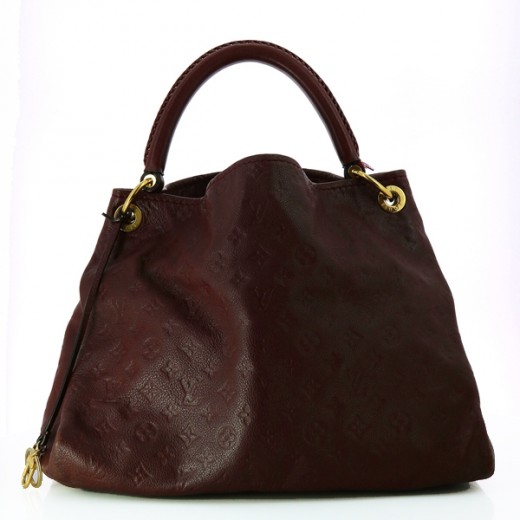 Sac cabas Louis Vuitton Artsy en cuir monogram empreinte marron