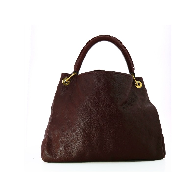 Sac cabas Louis Vuitton Artsy en cuir monogram empreinte marron