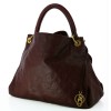 Sac Louis Vuitton Artsy en cuir Empreinte monogram bordeaux