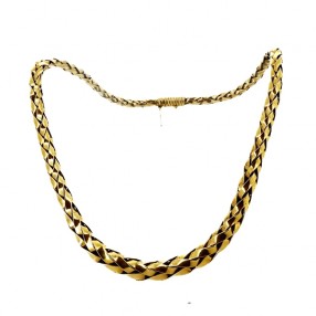 Collier XIXème maille palmier large