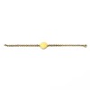 Bracelet Cartier avec plaque en or jaune 18 k