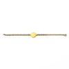 Bracelet Cartier avec plaque en or jaune 18 k