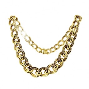 Collier en chute en or jaune 18 k