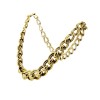 Collier en chute en or jaune 18 k